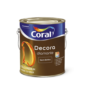 Decora Diamante Semibrilho Canário Laranja