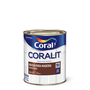 Coralit Massa para Madeira Branco