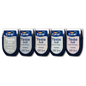 Kit com 5 Teste Fácil - Tubarão Branco 30ML