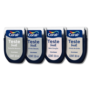 Kit com 4 Teste Fácil - Tubarão Branco 30ML