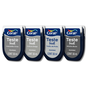 Kit Teste Fácil 4 em 1 Imensidão Cinza 30ML